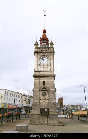 Jubilee Clock Tower, Marine Drive, Margate, Isle of Thanet, Kent, England, Großbritannien, Großbritannien, Europa Stockfoto