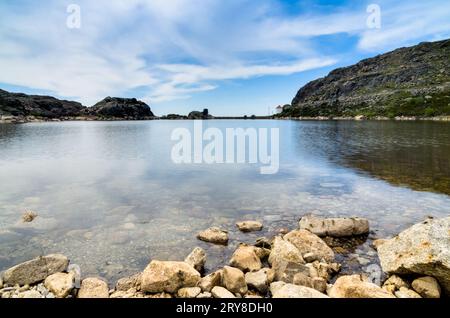 See in Serra da Estrela in Portugal Stockfoto