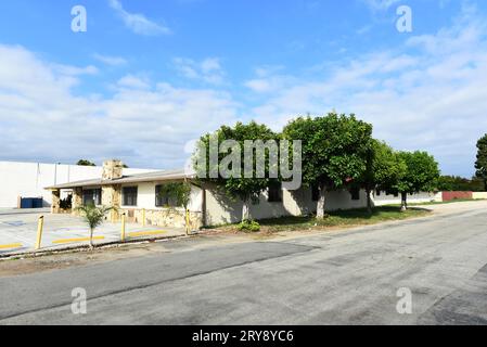 STANTON, KALIFORNIEN - 17. SEPTEMBER 2023: Das Starlite Motel am Beach Boulevard, Highway 39. Stockfoto