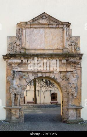 Schloss Bergzabern, Bad Bergzabern, Deutsche Weinstraße, auch südliche Weinstraße, Südpfalz, Pfalz, Rheinland-Pfalz, Deutschland Stockfoto