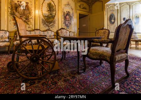 Schloss Gruyères in Epagny, Schweiz Stockfoto