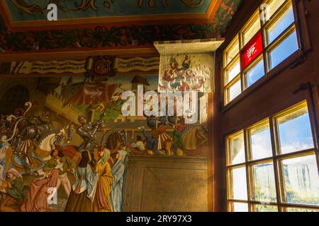 Schloss Gruyères in Epagny, Schweiz Stockfoto