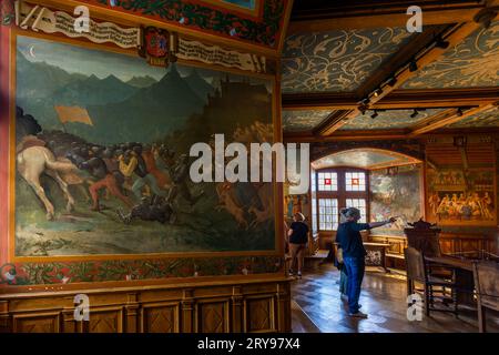 Schloss Gruyères in Epagny, Schweiz Stockfoto