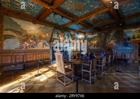 Schloss Gruyères in Epagny, Schweiz Stockfoto