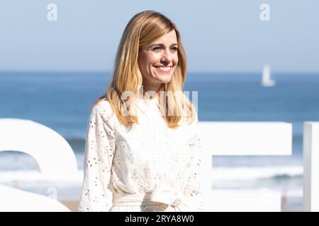 Donostia San Sebastian, Spanien. September 2023 28. Alexandra Jimenez besucht La Ternura Photocall während des 71. San Sebastian International Film Festival im Kursaal Palace in Donostia-San Sebastian. (Foto: Nacho Lopez/SOPA Images/SIPA USA) Credit: SIPA USA/Alamy Live News Stockfoto