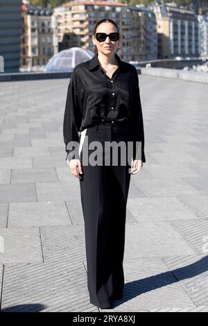 Donostia San Sebastian, Spanien. September 2023 28. Leonor Watling besucht Chinas Photocall während des 71. San Sebastian International Film Festivals im Kursaal Palace in Donostia-San Sebastian. (Foto: Nacho Lopez/SOPA Images/SIPA USA) Credit: SIPA USA/Alamy Live News Stockfoto