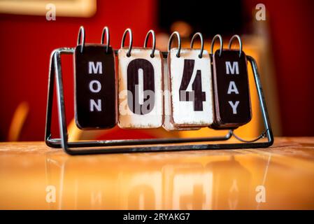 Calendario da tavolo Stockfoto