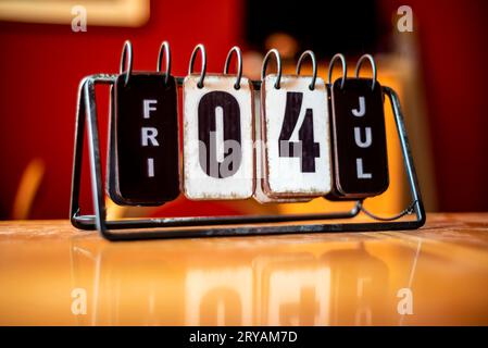 Calendario da tavolo Stockfoto