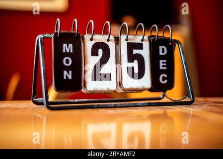 Calendario da tavolo Stockfoto