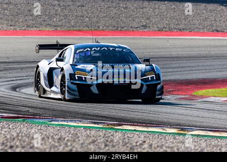 30. September 2023; Circuit of Catalunya, Barcelona, Katalonien, Spanien; 2023 Fanatec GT World Challenge Europe, Tag 2: Nicolas Baert, Frederic Vervisch vom Comtoyou Racing Team Stockfoto