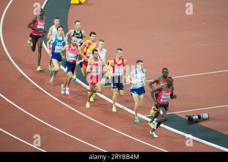 1500-Meter-Finale der Männer bei der Leichtathletik-Weltmeisterschaft 2017 in London Stockfoto