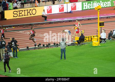 1500-Meter-Finale der Männer bei der Leichtathletik-Weltmeisterschaft 2017 in London Stockfoto