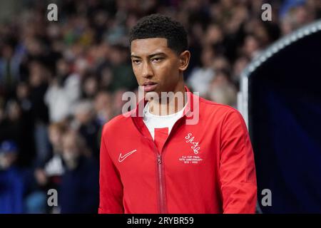 Sheffield, Großbritannien. September 2023 29. Sunderland Mittelfeldspieler Jobe Bellingham (7) während des Sheffield Wednesday FC gegen Sunderland AFC SKY BET EFL Championship Match im Hillsborough Stadium, Sheffield, Großbritannien am 29. September 2023 Credit: Every Second Media/Alamy Live News Stockfoto