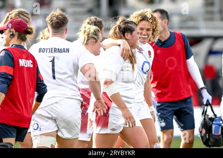 *** Während des internationalen Spiels der Frauen zwischen England Red Roses und Canada Women im StoneX Stadium, London, England am 30. September 2023. Foto von Phil Hutchinson. Nur redaktionelle Verwendung, Lizenz für kommerzielle Nutzung erforderlich. Keine Verwendung bei Wetten, Spielen oder Veröffentlichungen eines einzelnen Vereins/einer Liga/eines einzelnen Spielers. Credit: UK Sports Pics Ltd/Alamy Live News Stockfoto