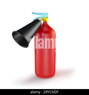 Feuerlöscher Stockfoto
