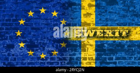 Politische Beziehungen, Europäische Union und Schweden Stockfoto