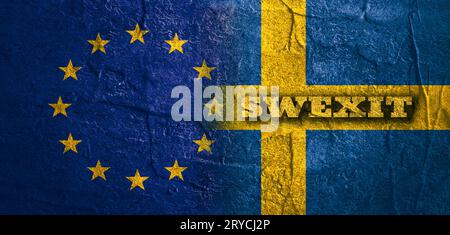 Politische Beziehungen, Europäische Union und Schweden Stockfoto