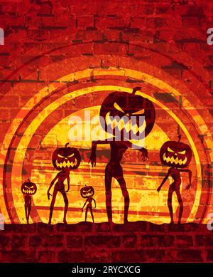 Poster zu Halloween-Feiertagen Stockfoto