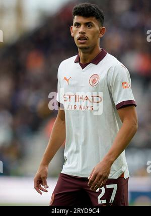 Wolverhampton, Großbritannien. September 2023 30. Matheus Nunes aus Manchester City während des Spiels der Premier League in Molineux, Wolverhampton. Das Bild sollte lauten: Andrew Yates/Sportimage Credit: Sportimage Ltd/Alamy Live News Stockfoto