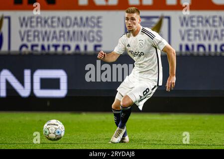 Waalwijk, Niederlande. September 2023 30. WAALWIJK, NIEDERLANDE - SEPTEMBER 30: Kenneth Taylor aus Ajax während des niederländischen Eredivisie-Spiels zwischen RKC Waalwijk und Ajax im Mandemakers Stadion am 30. SEPTEMBER 2023 in Waalwijk, Niederlande. (Foto: Broer van den Boom/Orange Pictures) Credit: Orange Pics BV/Alamy Live News Stockfoto