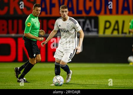 Waalwijk, Niederlande. September 2023 30. WAALWIJK, NIEDERLANDE - SEPTEMBER 30: Kenneth Taylor aus Ajax während des niederländischen Eredivisie-Spiels zwischen RKC Waalwijk und Ajax im Mandemakers Stadion am 30. SEPTEMBER 2023 in Waalwijk, Niederlande. (Foto: Broer van den Boom/Orange Pictures) Credit: Orange Pics BV/Alamy Live News Stockfoto