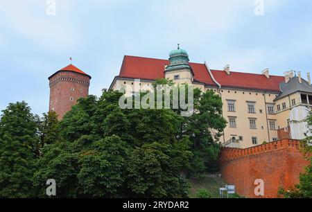 Königsschloss Wawel in Krakau, Polen Stockfoto