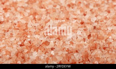 Nahaufnahme Hintergrund rosa Himalaya Salz Stockfoto