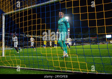 Waalwijk, Niederlande. September 2023 30. WAALWIJK, NIEDERLANDE - SEPTEMBER 30: Torhüterin Etienne Vaessen vom RKC Waalwijk während des niederländischen Eredivisie-Spiels zwischen RKC Waalwijk und Ajax im Mandemakers Stadion am 30. September 2023 in Waalwijk, Niederlande. (Foto: Broer van den Boom/Orange Pictures) Credit: Orange Pics BV/Alamy Live News Stockfoto