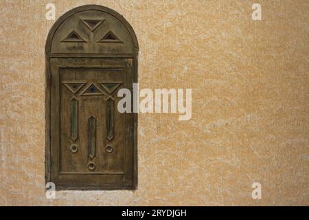 Arabisches Holzfenster Stockfoto