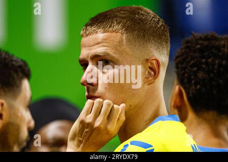 Waalwijk, Niederlande. September 2023 30. WAALWIJK, NIEDERLANDE - SEPTEMBER 30: Dario van den Buijs von RKC Waalwijk während des niederländischen Eredivisie-Spiels zwischen RKC Waalwijk und Ajax im Mandemakers Stadion am 30. SEPTEMBER 2023 in Waalwijk, Niederlande. (Foto: Broer van den Boom/Orange Pictures) Credit: Orange Pics BV/Alamy Live News Stockfoto