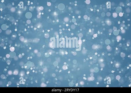 Abstrakt Blau Weihnachten Winter Hintergrund Stockfoto