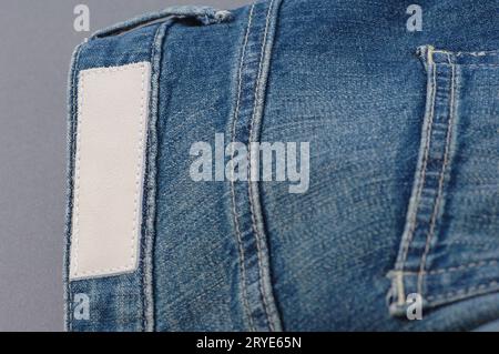 Jeans hautnah Stockfoto