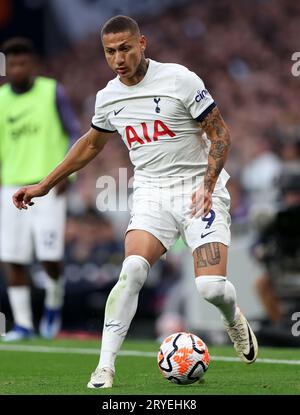 London, Großbritannien. September 2023 30. Richarlison of Tottenham während des Spiels der Premier League im Tottenham Hotspur Stadium in London. Das Bild sollte lauten: David Klein/Sportimage Credit: Sportimage Ltd/Alamy Live News Stockfoto