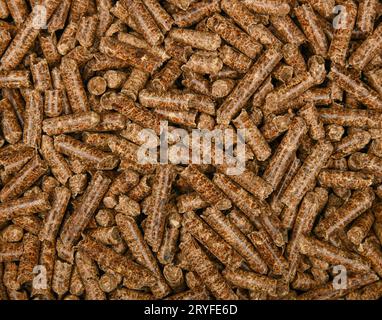 Hartholzpellets für das Rauchen von Lebensmitteln Stockfoto