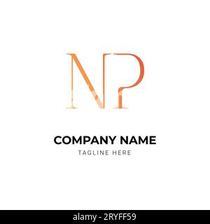 Kreative Designvorlage mit Monogramm und luxuriösem Logo Stock Vektor
