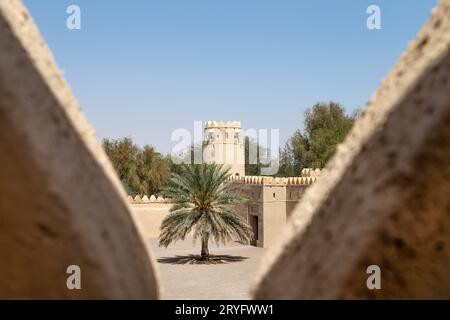 Traditionelles Fort in Al Ain, Erbe der VAE Stockfoto