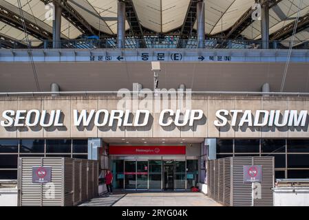 Seoul World Cup Stadium im Bezirk Mapo in Seoul, Südkorea am 1. Oktober 2023 Stockfoto