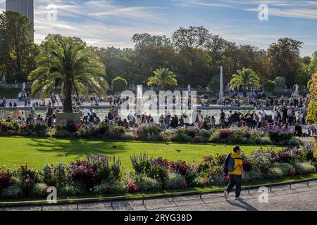 FRANKREICH. PARIS (75) (6. BEZIRK) LUXEMBOURG GARDEN Stockfoto