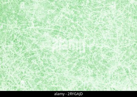 Grüner abstrakter Hintergrund aus Papierfasern. Vollformat Stockfoto