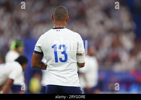 Paris, Frankreich. September 2023. Gael Fickou aus Frankreich während des Spiels der Rugby-Weltmeisterschaft 2023 in Stade de France, Paris. Das Bild sollte lauten: Paul Thomas/Sportimage Credit: Sportimage Ltd/Alamy Live News Stockfoto