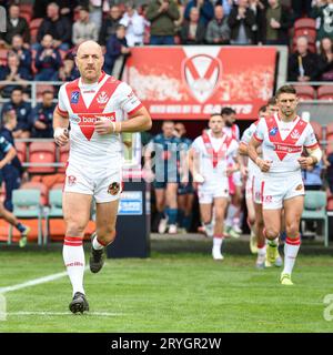 St. Helens, England - 30. September 2023 - James Roby von St. Helens. Betfred Super League Play Off, St. Helens vs. Warrington Wolves im Totally Wicked Stadium, St. Helens, Großbritannien Stockfoto