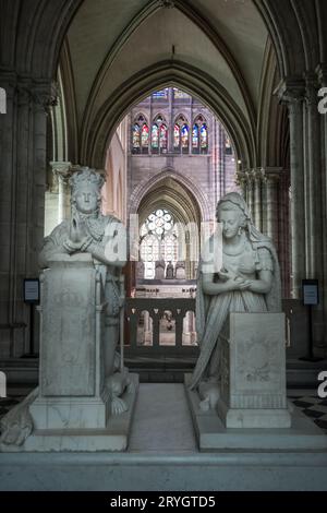 Grab von König Ludwig XVI. Und Marie Antoinette, in der Basilika Saint-Denis Stockfoto