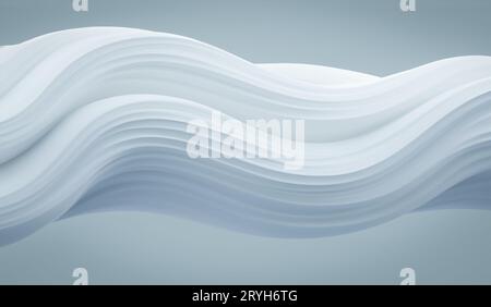 Abstract 3D Weißer Hintergrund Stockfoto