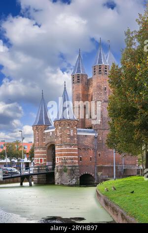 Amsterdamse Poort, Haarlem, Niederlande Stockfoto