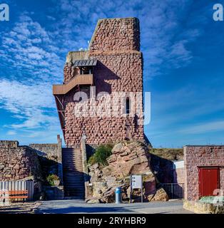 Kaiserburg Kyffhausen (Reichsburg Kyffhausen) im deutschen Land Thüringen Stockfoto