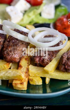 Closseup von Cevapcici Stockfoto