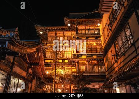 Shibu Onsen historisches Resort Stockfoto