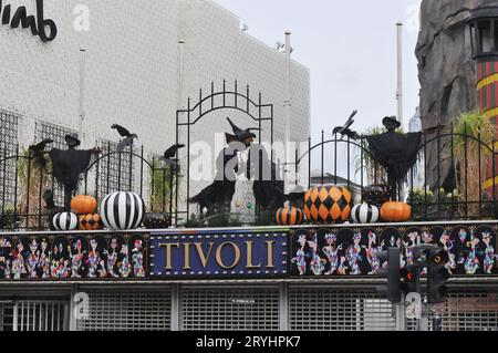 01. Oktober 2023/Halloween-Festival im Tivoli-Garten vom 12. Oktober bis 05. November 292023 ln dänischer Hauptstadt Kopenhagen Dänemark. (Foto: Francis Joseph Dean/Dean Pictures) Stockfoto