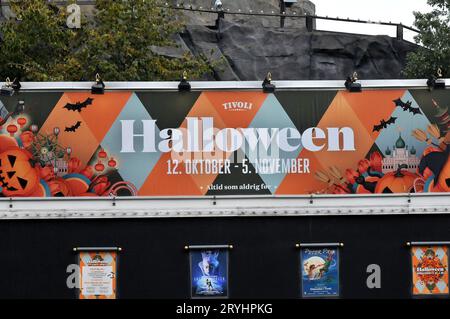 01. Oktober 2023/Halloween-Festival im Tivoli-Garten vom 12. Oktober bis 05. November 292023 ln dänischer Hauptstadt Kopenhagen Dänemark. (Foto: Francis Joseph Dean/Dean Pictures) Stockfoto