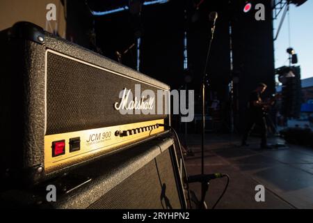 Milton Keynes, Großbritannien - 29. September 2023: Marshall Amplifier Stockfoto